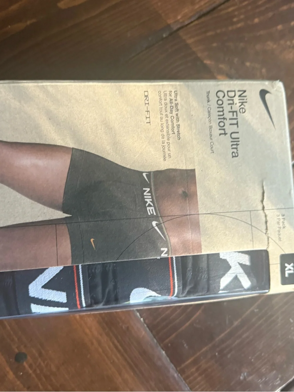 Nike Dri-FIT Ultra Comfort Boxer Briefs 3-Pack Men’s Size XL New in Box